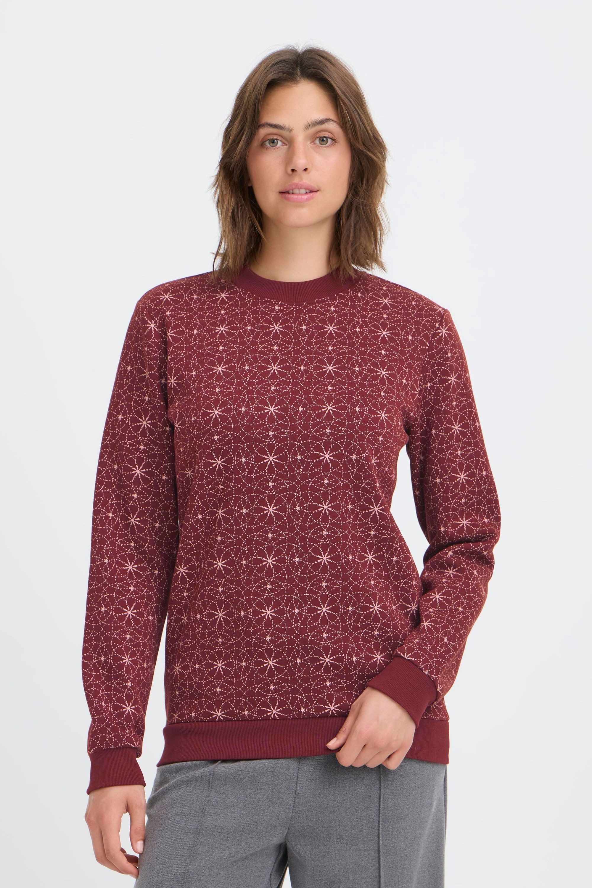 OXMO Sweater OXKAREN ONECK Modischer Sweater mit Rippbündchen günstig online kaufen