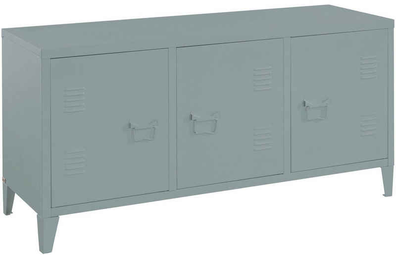 andas Lowboard Jensjorg, Lowboard aus Metall, 1 x Einlegeboden hinter der Tür, Breite 120 cm