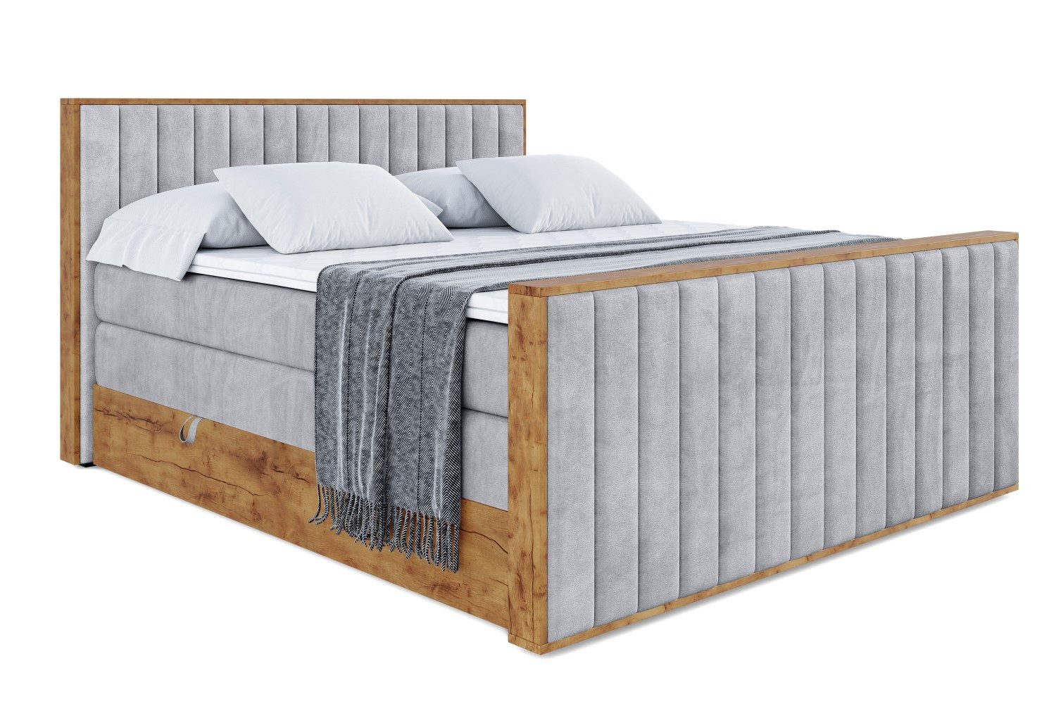 ALTDECOR Boxspringbett LOLLI4-Z KING (Multipocket-Matratze H4, günstig online kaufen