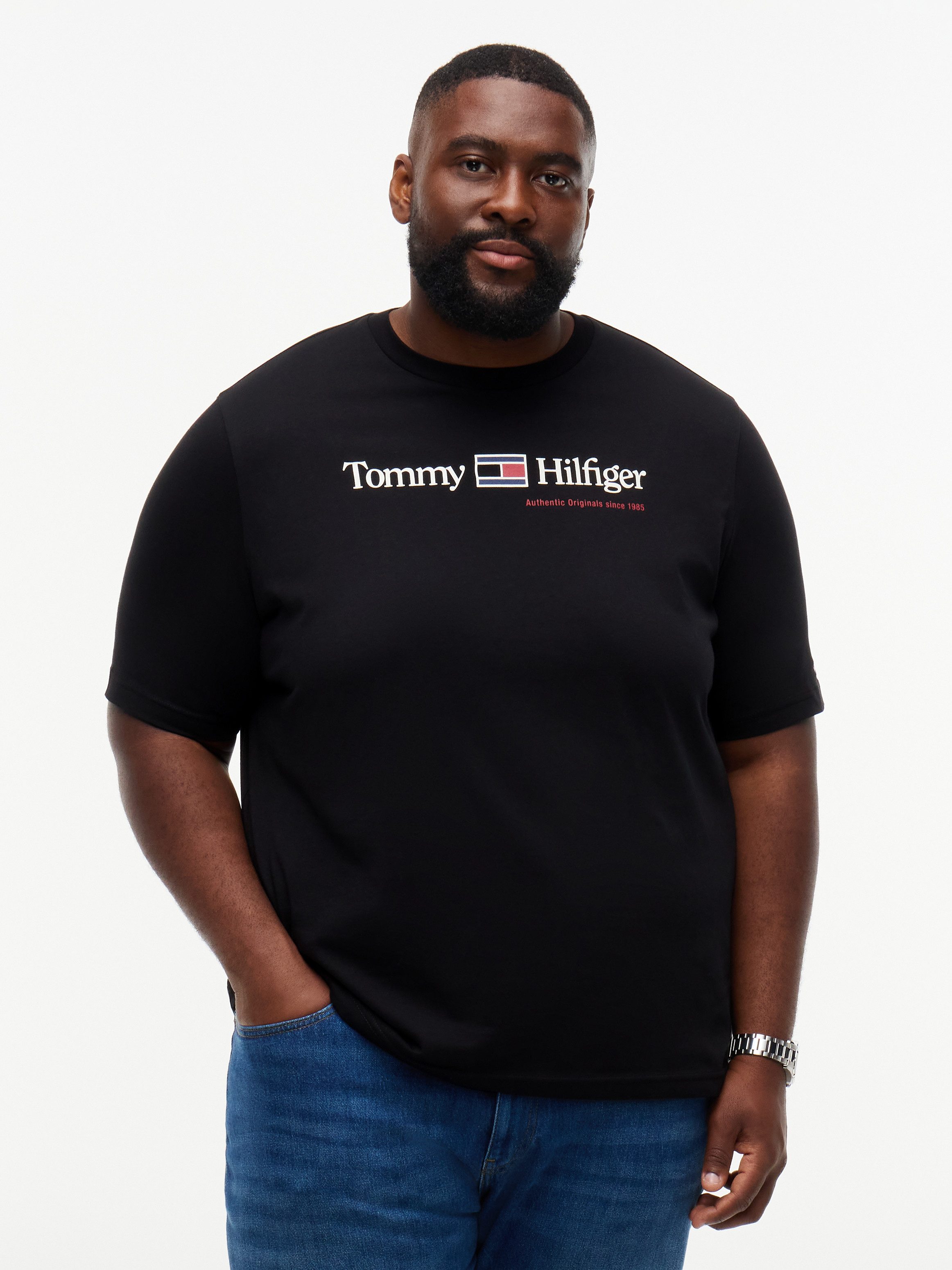 Tommy Hilfiger Big & Tall T-Shirt BT-BRAND LOVE RWB GRAPHIC Große Größen