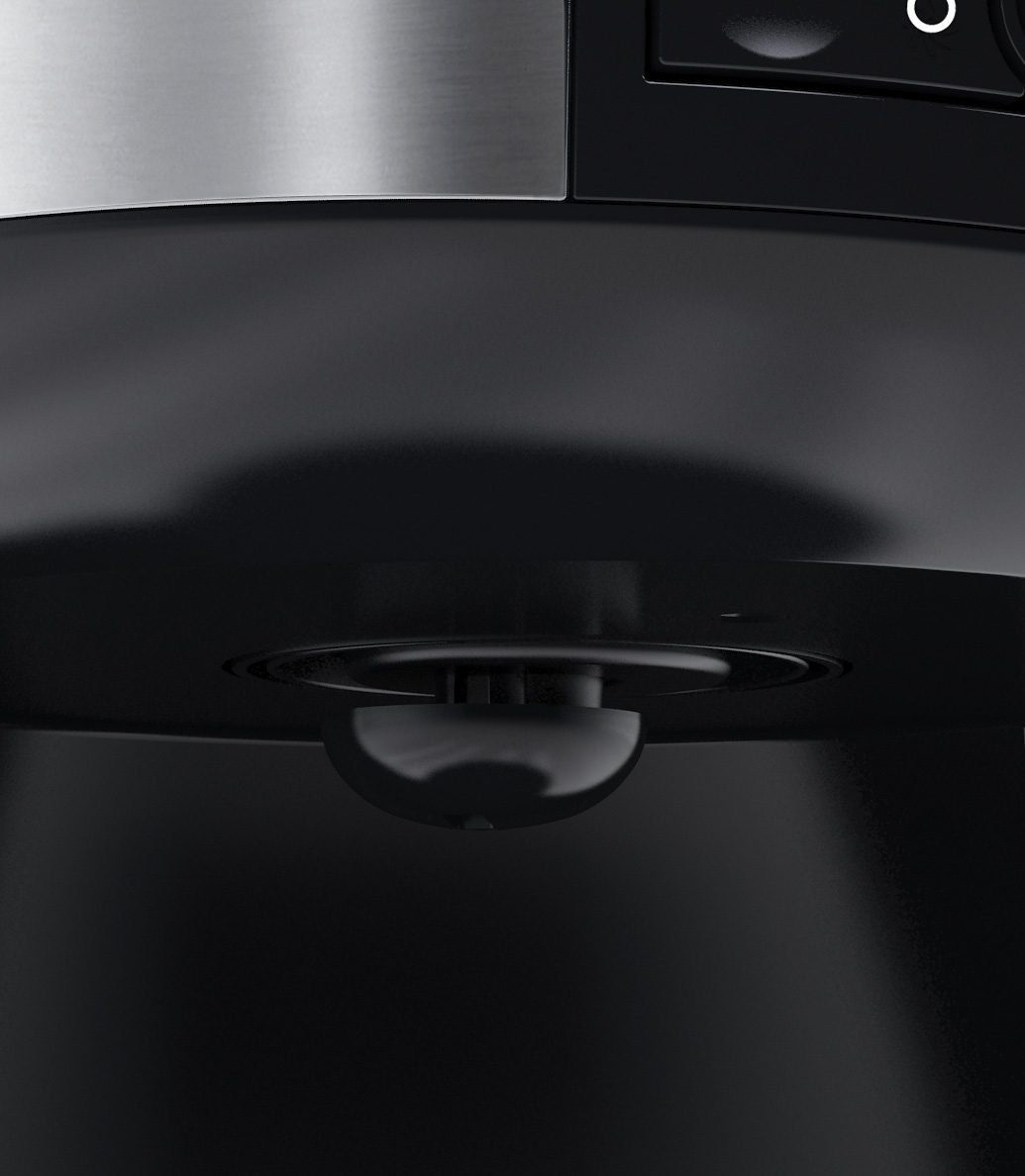 RUSSELL HOBBS Filterkaffeemaschine Buckingham Dig. Glas 20680-56, 1,25l Kaffeekanne, 1x4, mit blauem Leuchtring