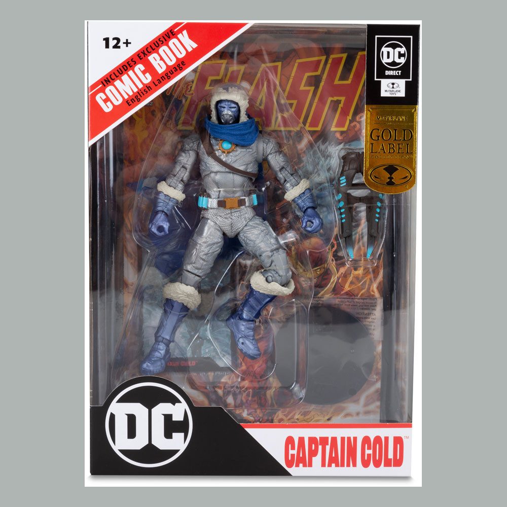 Actionfigur McFarlane DC Direct Captain Cold Variant Gold Label Actionfigur & The