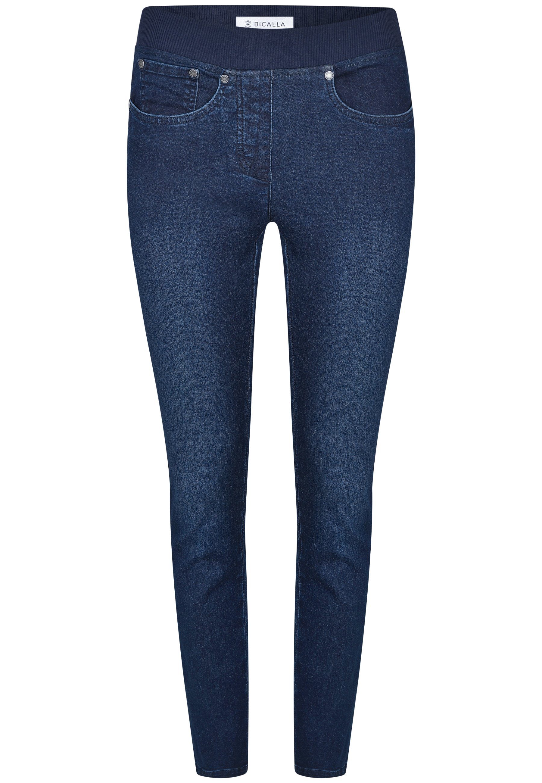 BICALLA Regular-fit-Jeans Comfort 30 - (1-tlg) blue 16/mid denim