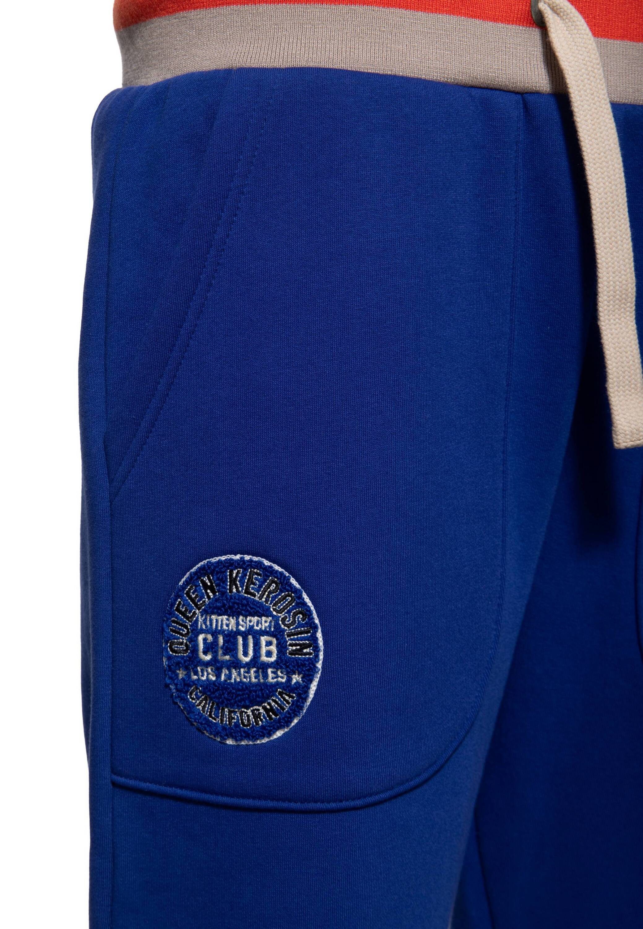 QueenKerosin Jogginghose Kitten Sport Club im Retro-Look