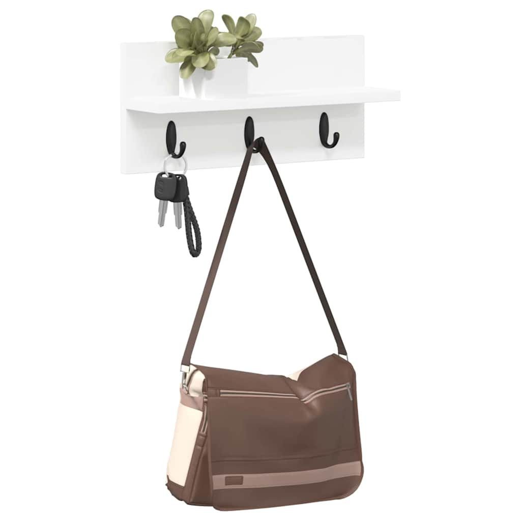 vidaXL Regal Wandmontierter Kleiderständer mit Regal günstig online kaufen