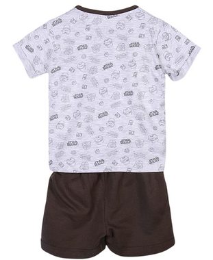 Star Wars T-Shirt & Shorts (2-tlg) Baby Sommeroutfit Gr. 80 - 98 cm