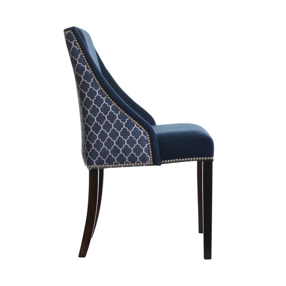 JVmoebel Stuhl, 4x Polster Lehn Design Leder Stühle Chesterfield Flora Sessel Klassische Stuhl