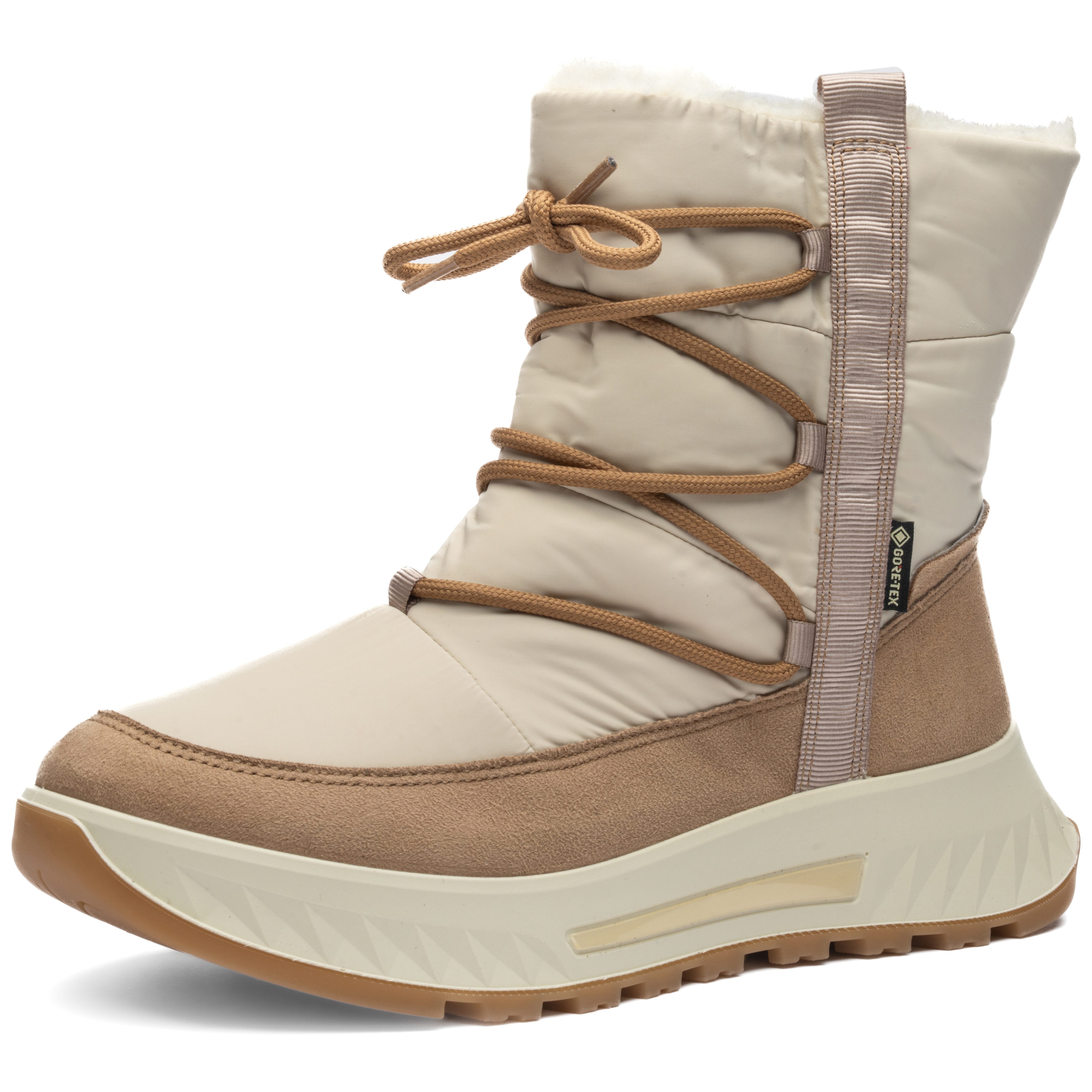 Ara ST.MORITZ-GTX Winterboots Keilabsatz, Winterstiefelette mit aufgesetzter Schnürung, Weite H