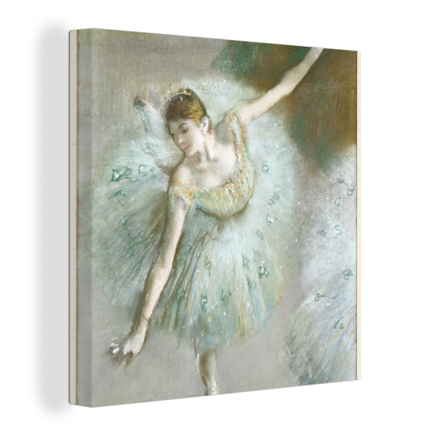 Leinwand Degas, Tänzerin Schlafzimmer Gemälde (1 für Grün Wohnzimmer in OneMillionCanvasses® Edgar St), von Leinwandbild Bilder -