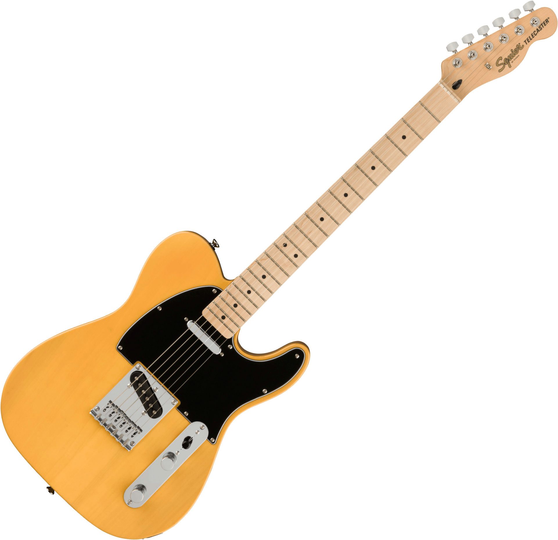 Squier E-Gitarre Affinity Telecaster MN Butterscotch Blonde, Telecaster, mit Ahorn-Griffbrett