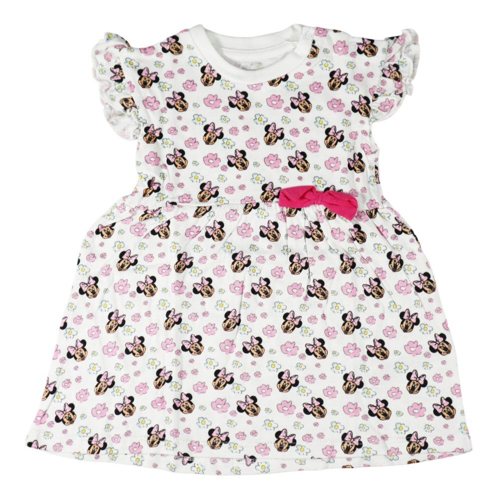 Disney Sommerkleid Disney Minnie Maus Mädchen Baby 2 tlg Set Kleid plus Leggings Gr. 62 bis 86
