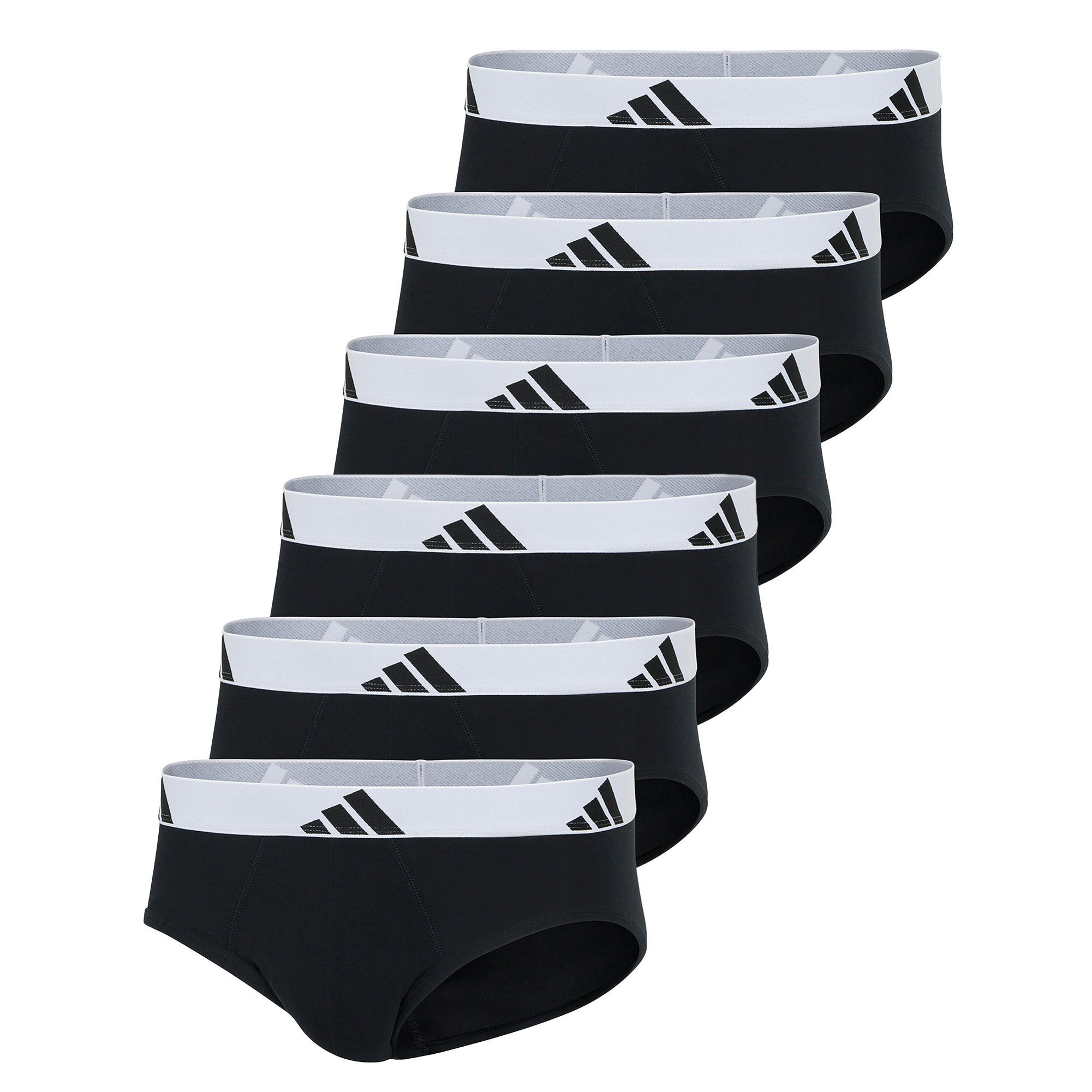 adidas Sportswear Slip Herren Slip 6er Pack Baumwolle (Packung, 6er Pack)