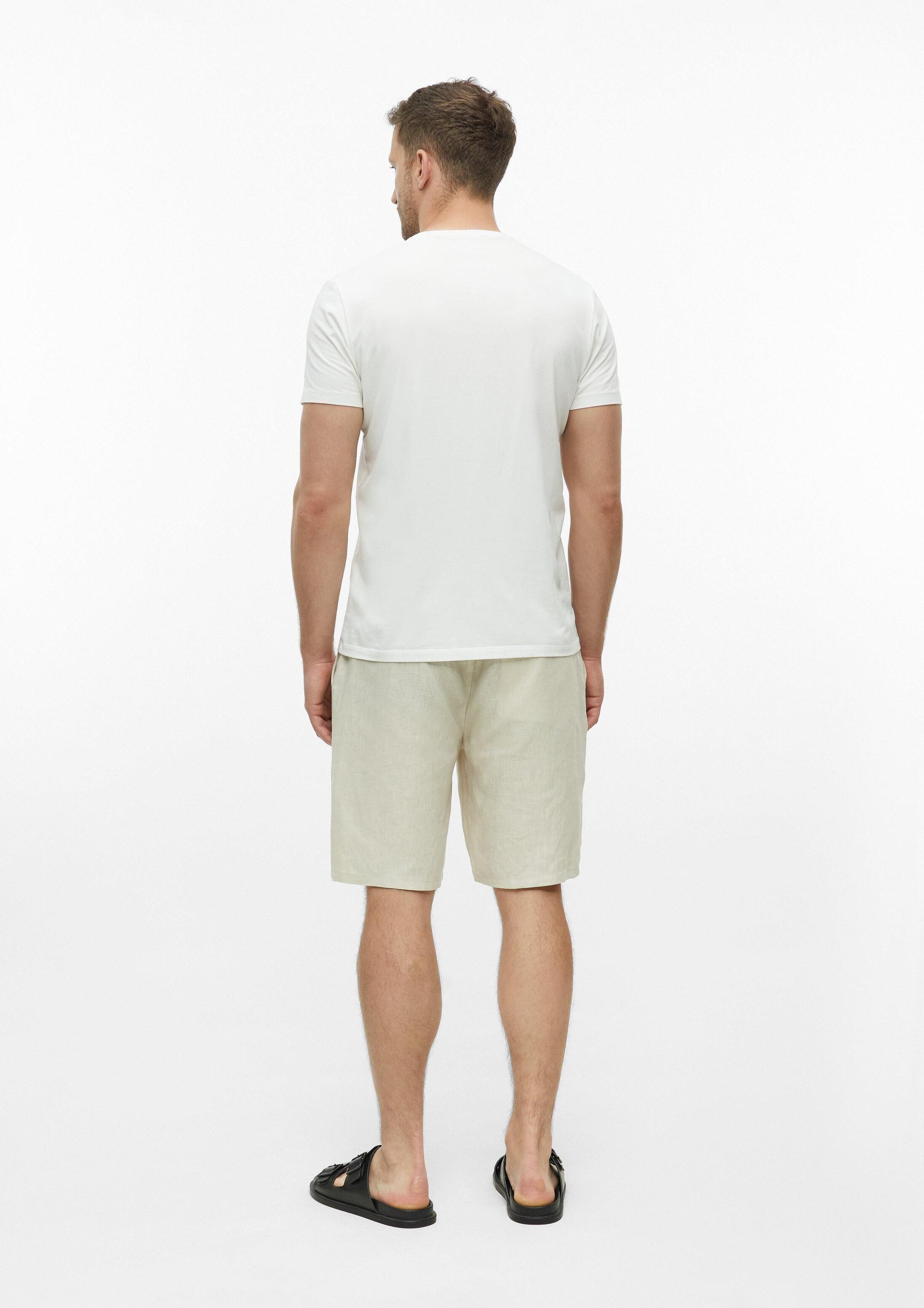 s.Oliver Shorts Bermuda Bermuda aus 100% Leinen mit Elastikbund