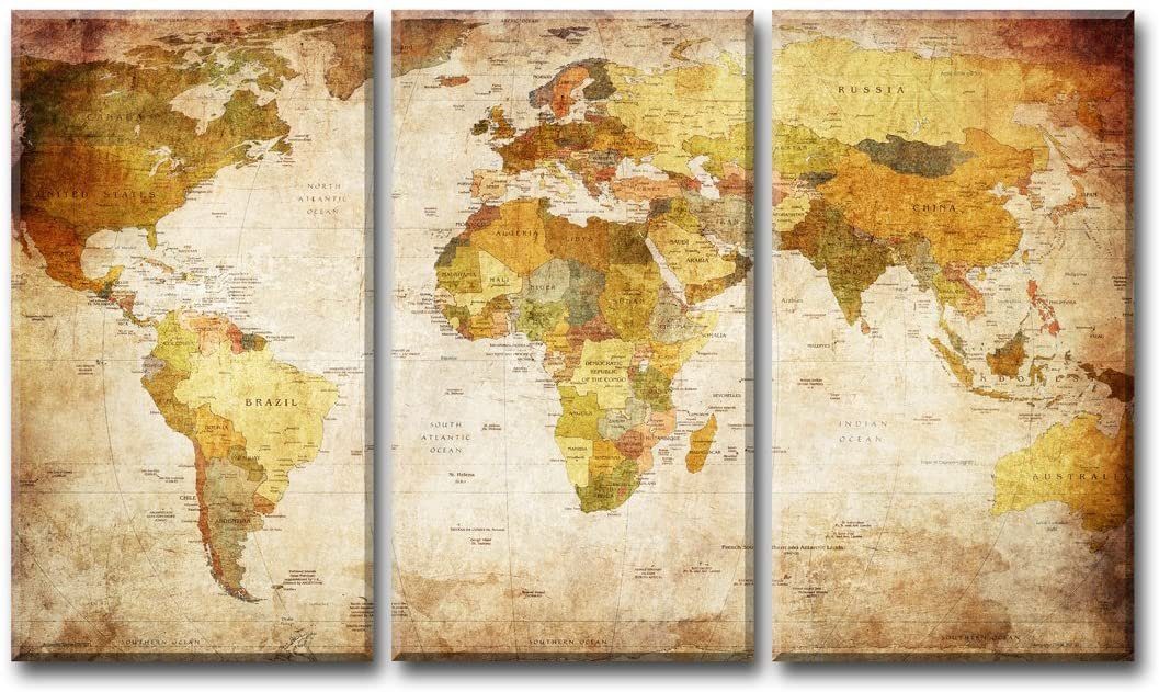 Visario Leinwandbild 3-teiliges Wandbild von Visario, günstig online kaufen
