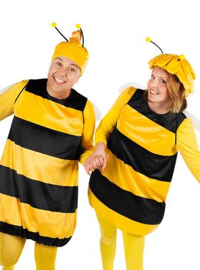 Maskworld Kostüm Biene Maja Kopfbedeckung, Für große Bienen mit Köpfchen - original lizenziert!