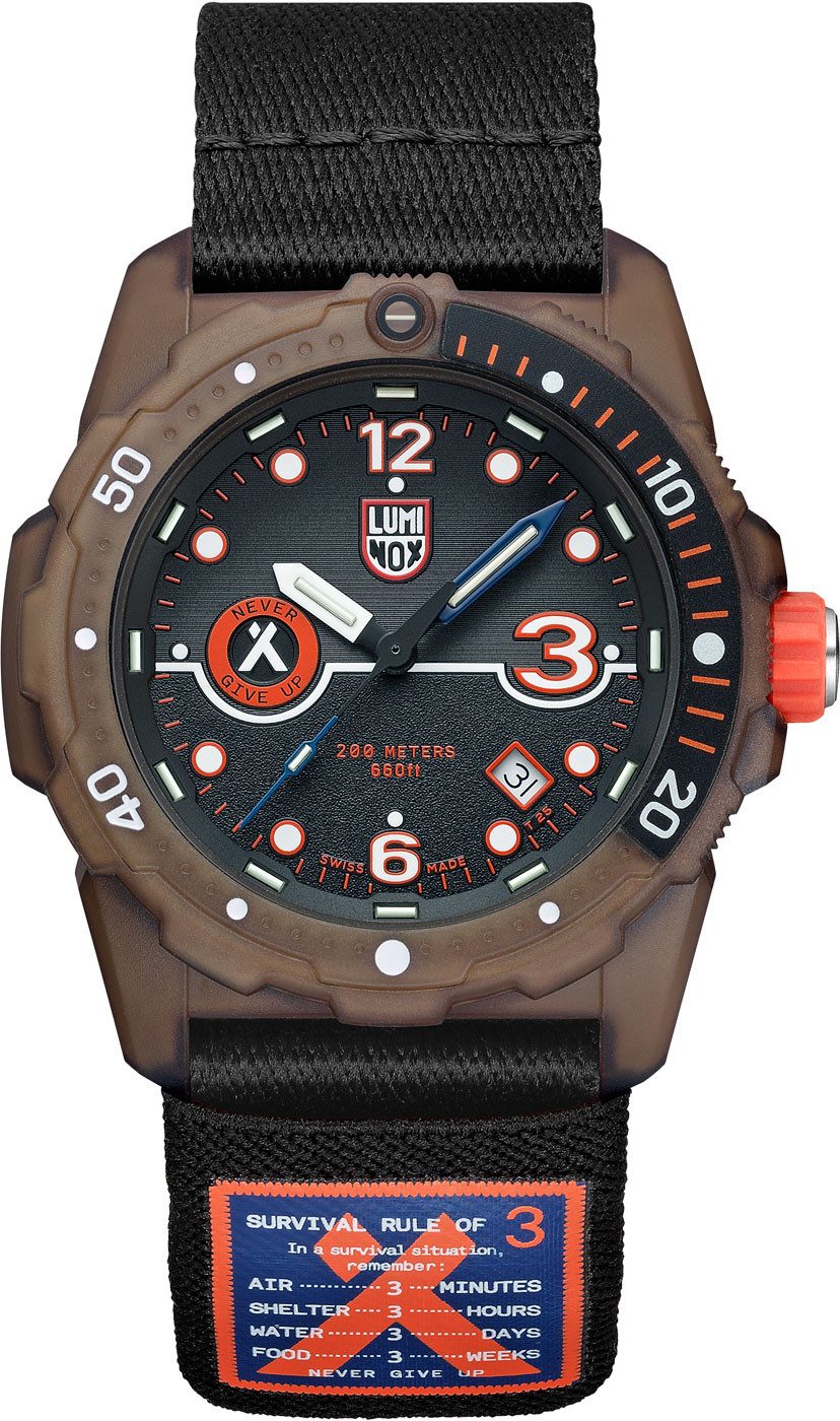Luminox Quarzuhr Herrenuhr Bear Grylls Rule of 3 X tide - Luminox Modell: XB.3721.ECO