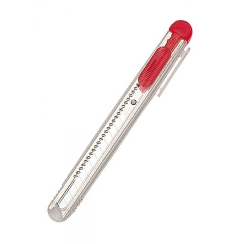 STYRO Messerklinge 1 Cuttermesser NT-Cutter iA-120P 9 mm - rot-transparent (1-St)