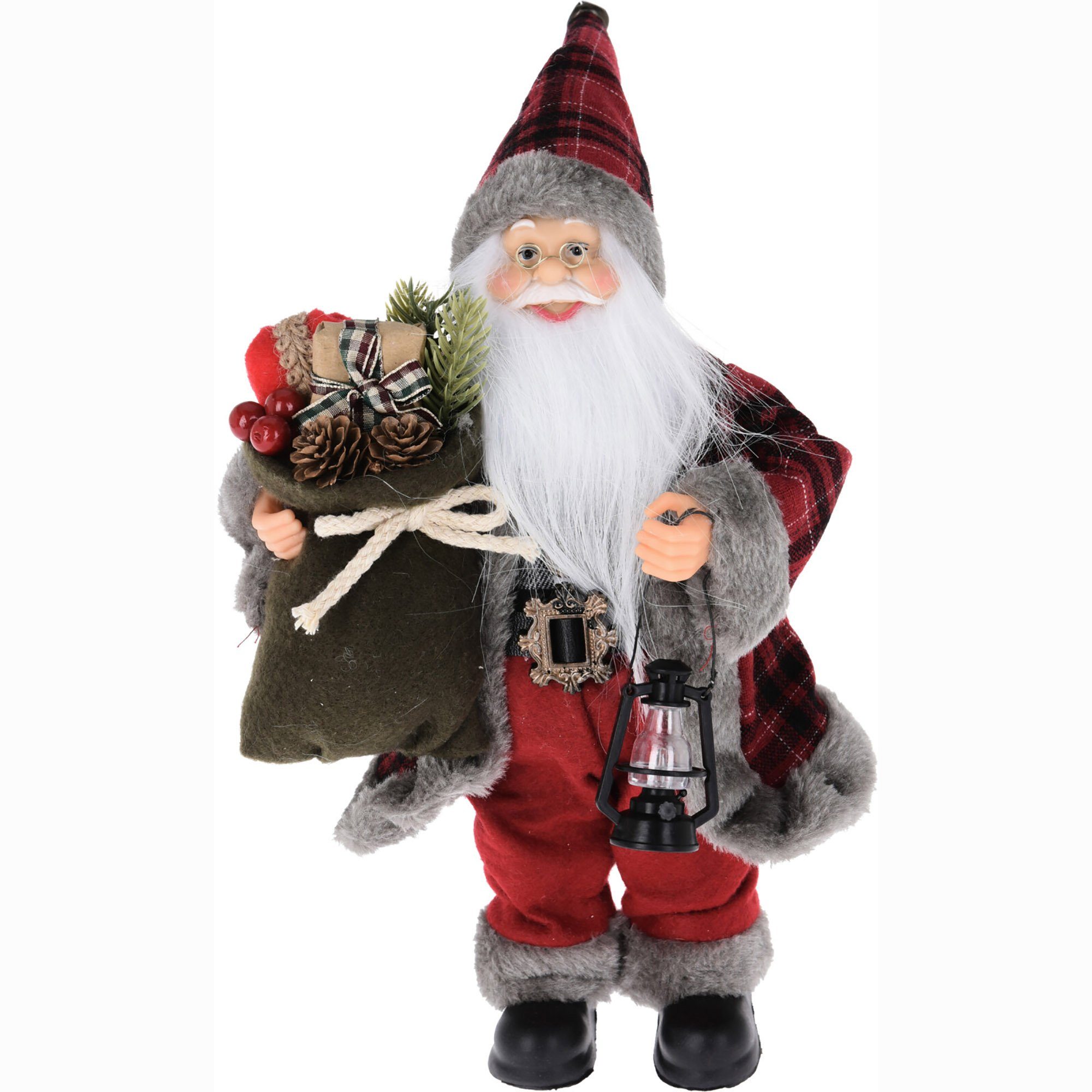 Annastore Weihnachtsmann Weihnachtsmann zum Stellen- Nikolaus-Figur - Santa Claus, Weihnachtsfiguren zum Stellen, Nikolaus zum Stellen