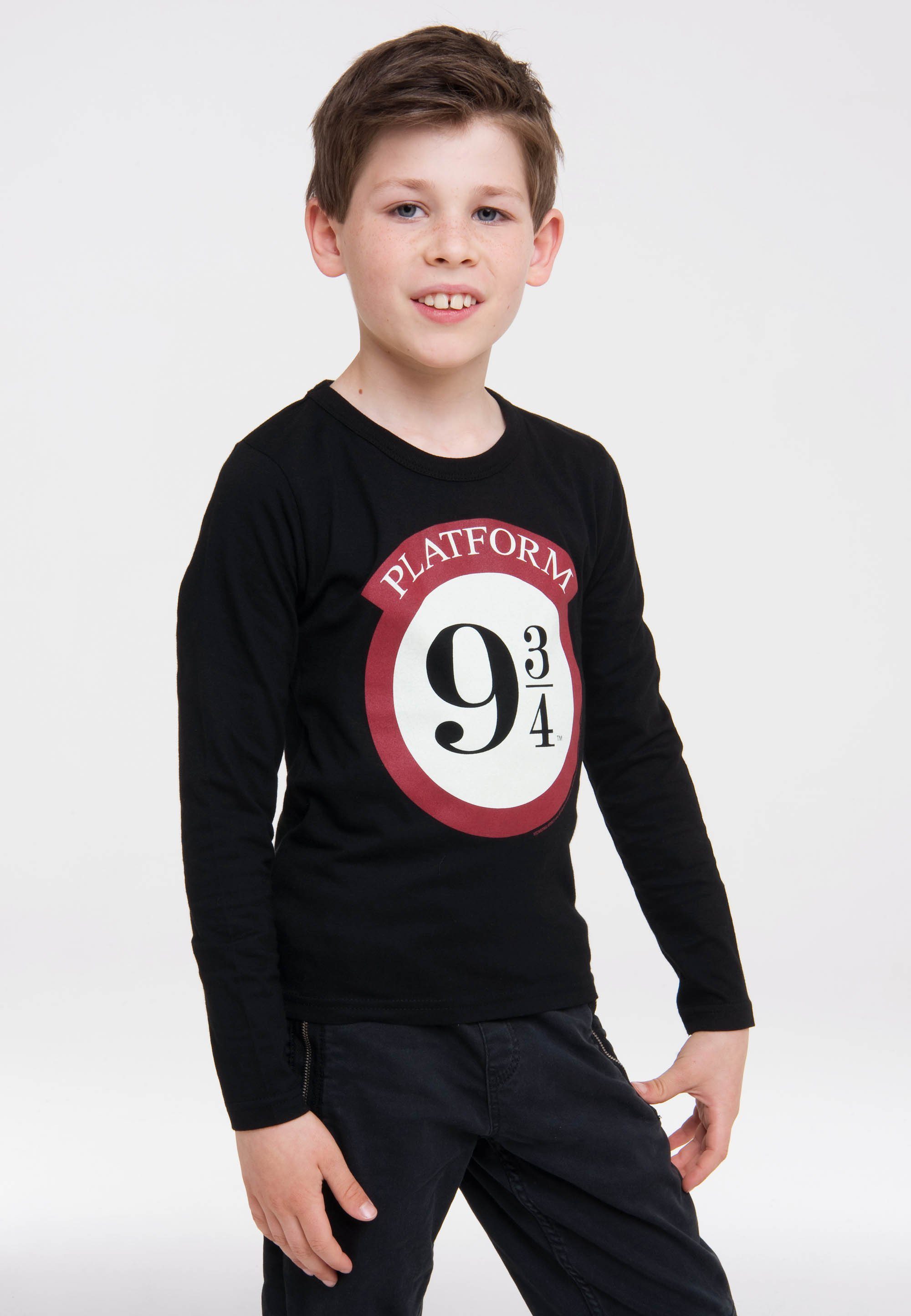 LOGOSHIRT Langarmshirt Harry Potter mit lizenziertem Design – Bild 2 von 5