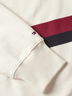 Tommy Hilfiger Sweatshirt MONOTYPE COLOR BLOCK SWEATSHIRT mit modischem Logoschriftzug auf der Brust