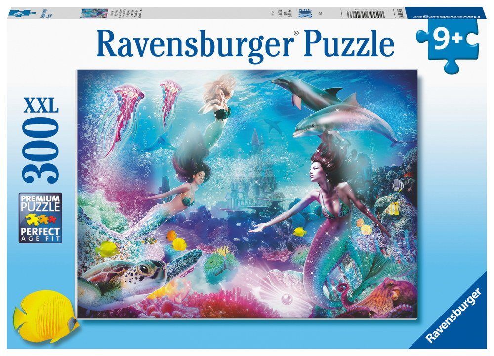 Ravensburger Puzzle 300 Teile Puzzle XXL Im Reich der Meerjungfrauen 13296, günstig online kaufen