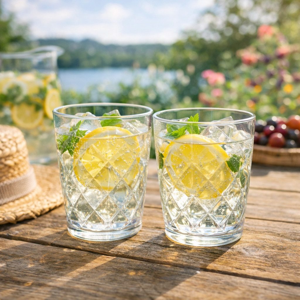 KOZIOL Gläser-Set 2x Crystal S Kunstoffglas 250ml, 2-tlg.