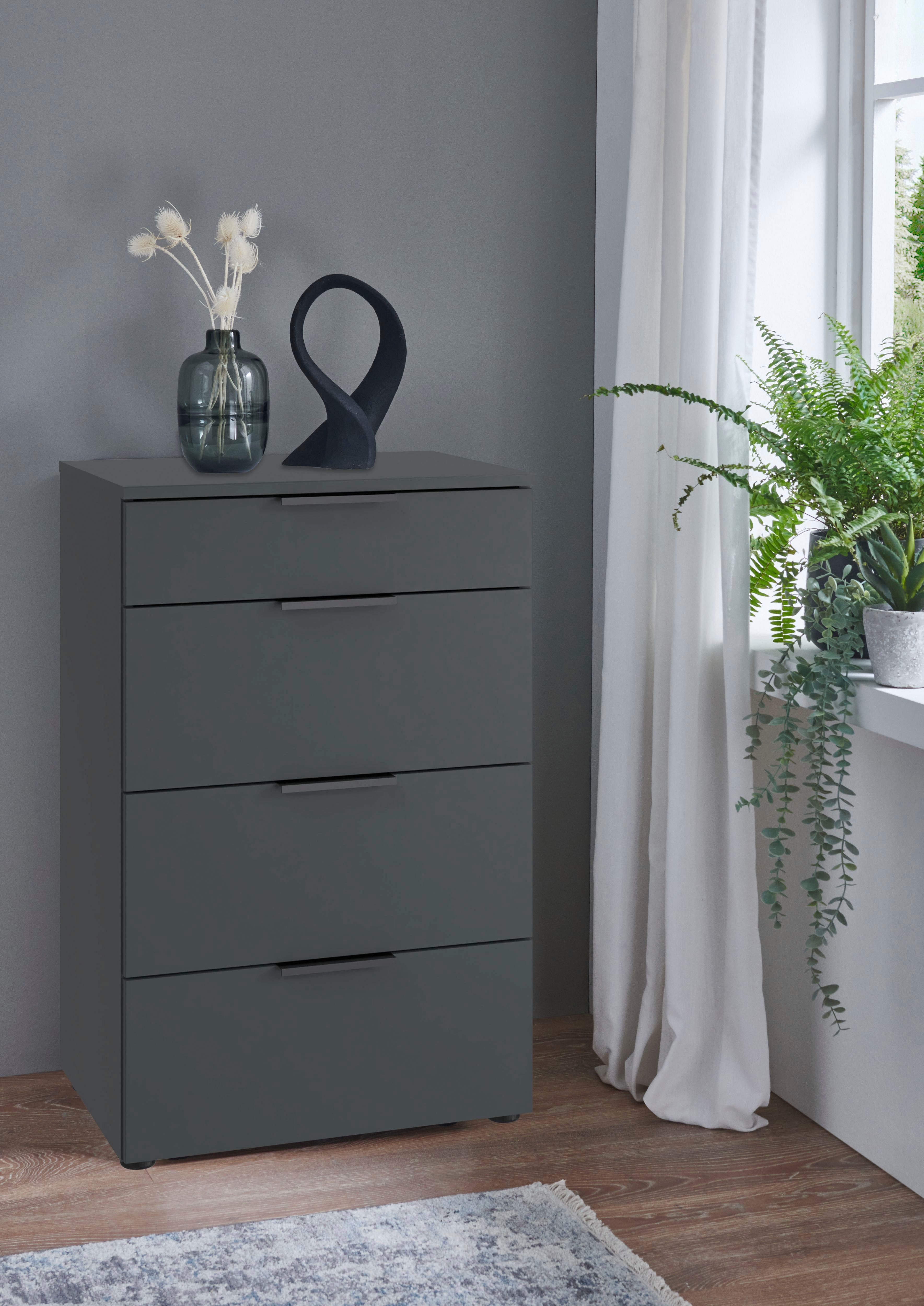 Wimex Schubkastenkommode Oxford by fresh to go, mit 4 Schubladen, MADE IN GERMANY (54cm breit,41cm tief, 84cm hoch), Mit Soft-close Beschlägen, in verschiedenen Farben erhältlich