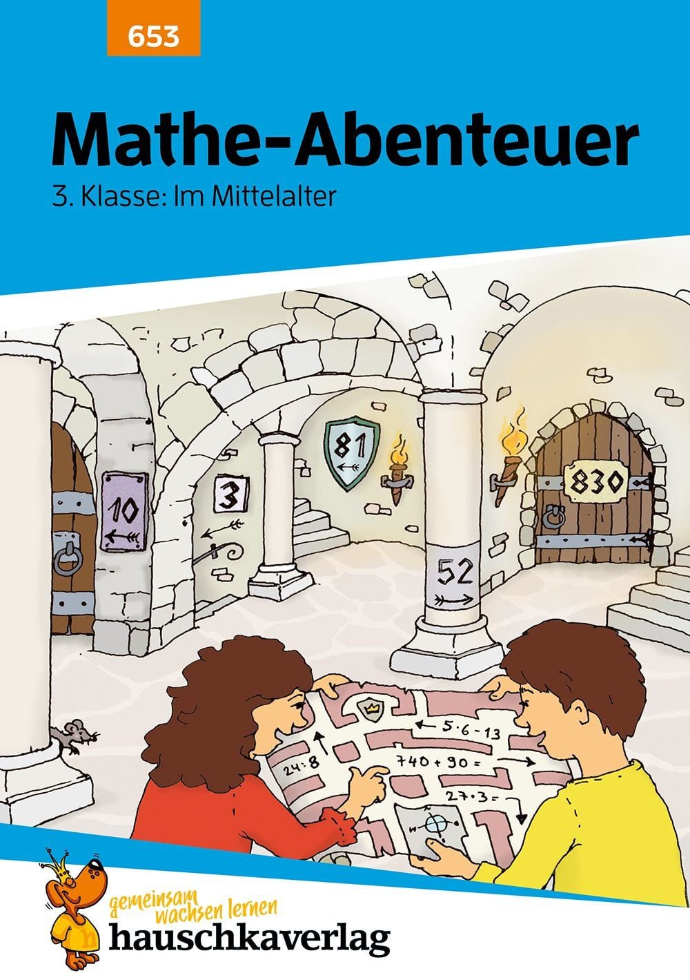 Schulbuch Übungsheft 3. Klasse - Mathe-Abenteuer im Mittelalter Zahlen bis 1000, Brigitte Schreiber