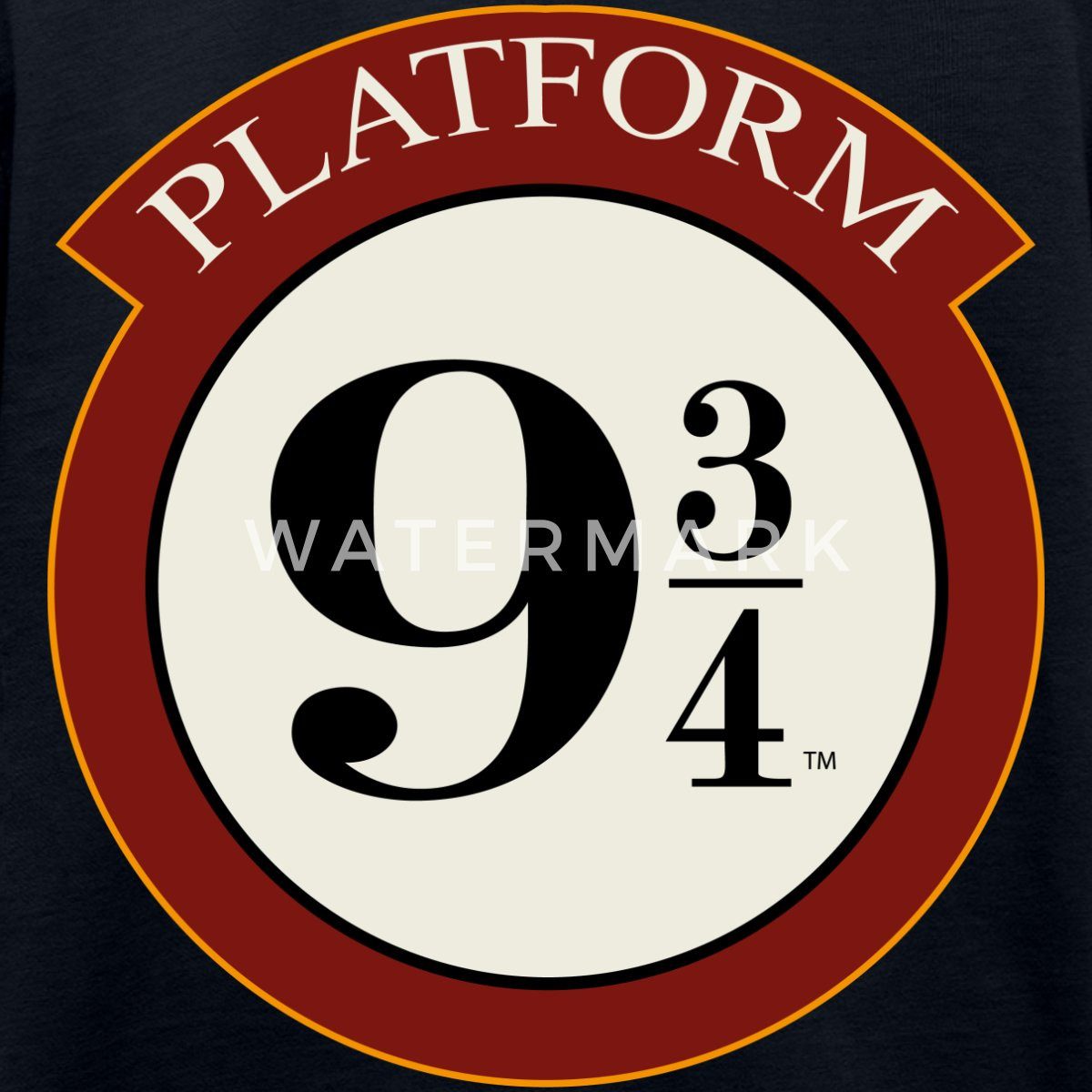 Spreadshirt T-Shirt Harry Potter Platform 9 3/4 Kinder Premium T-Shirt (1-tlg)
