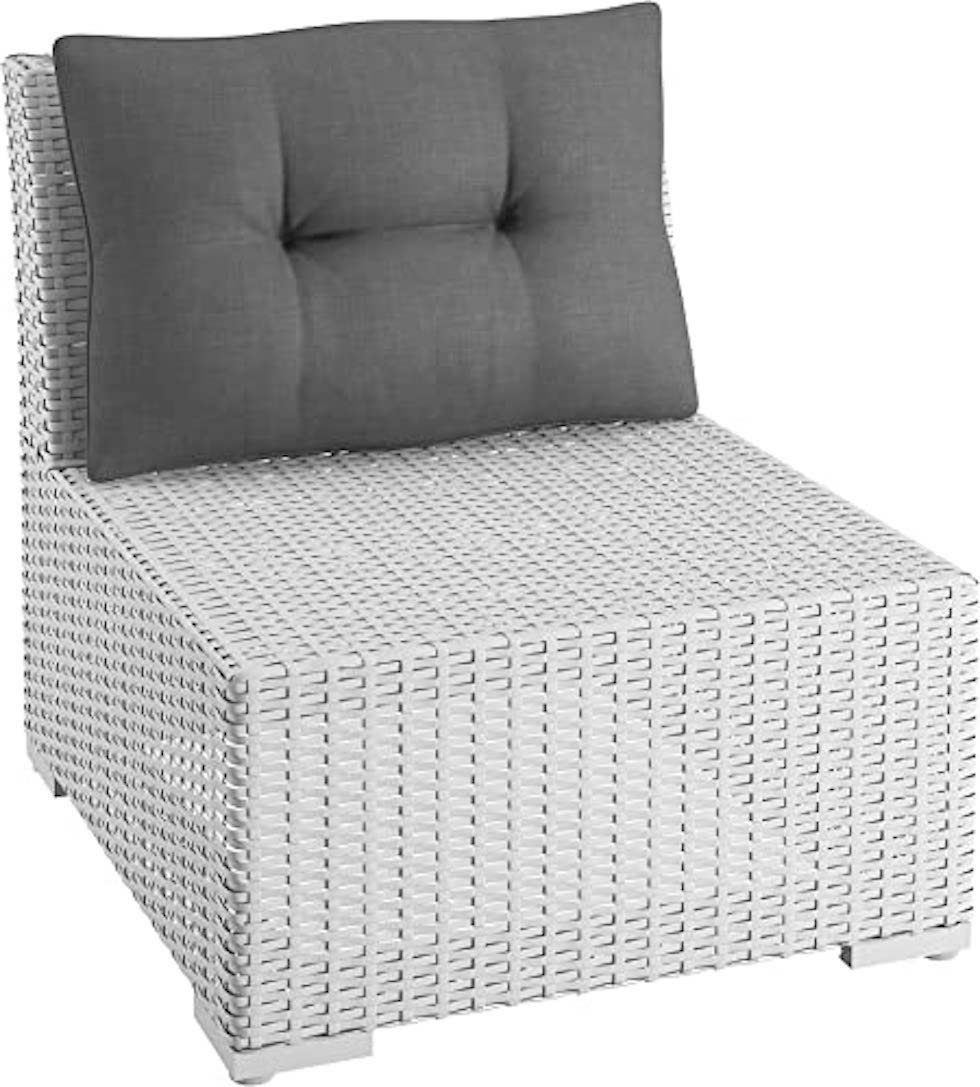 sunnypillow Подушка для стула Gartenkissen für Gartenmöbel Rattanmöbel, Outdoor / Indoor