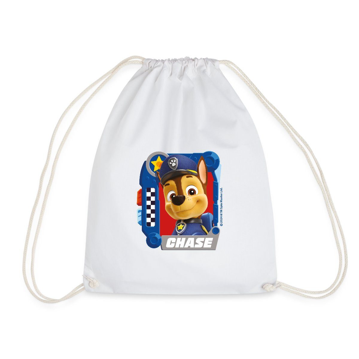 Spreadshirt Turnbeutel Paw Patrol Chase Charakterdesign Turnbeutel (1-tlg)