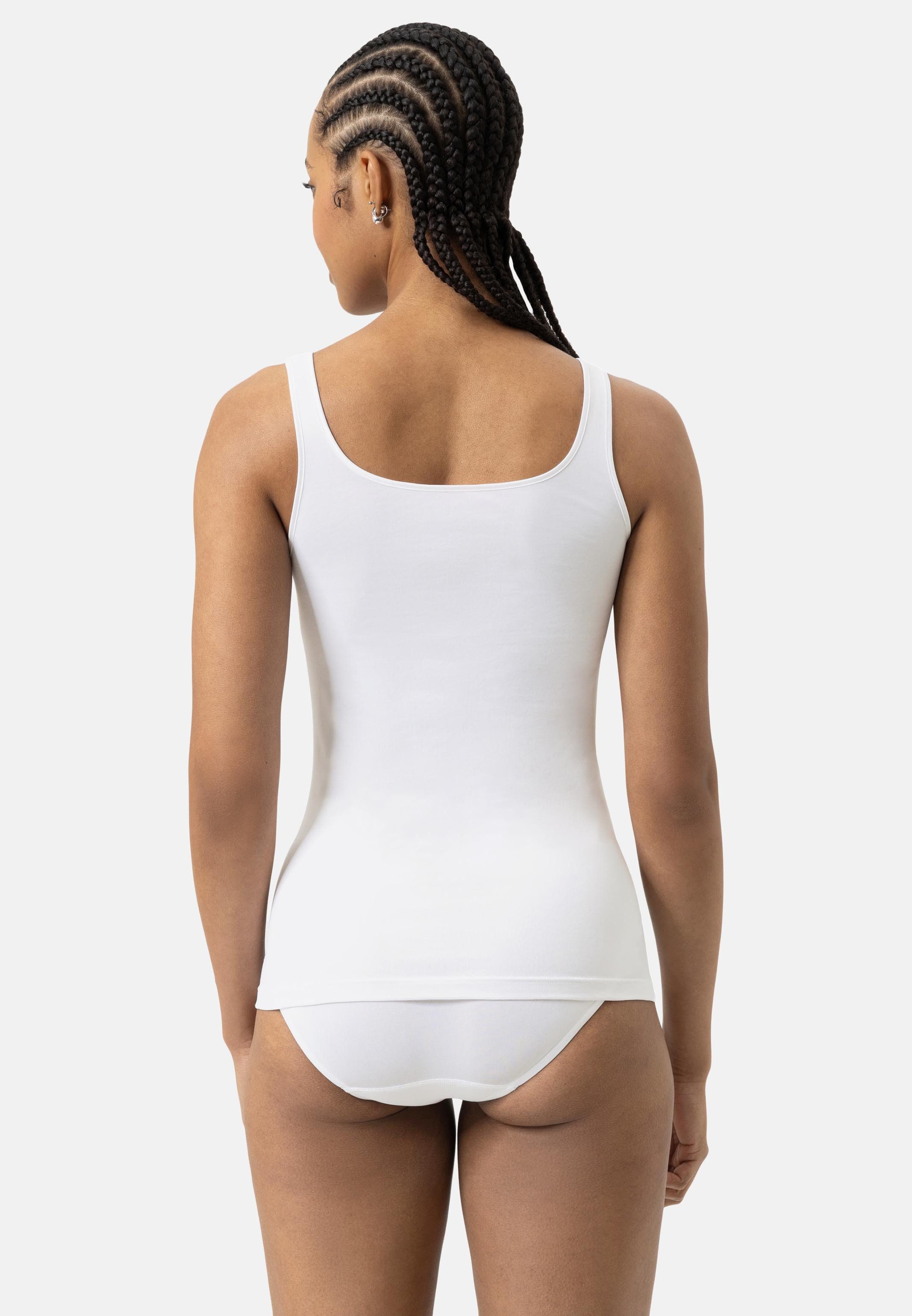 Mey Unterhemd 2er Pack Emotion - Sporty (Spar-Set, 2-St) Unterhemd / Top - Breiten Träger, Fließende Qualität