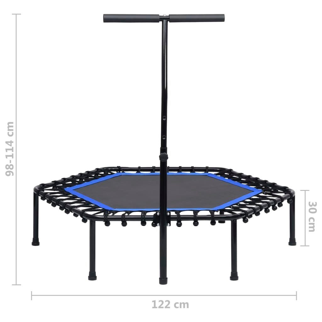 Steckdose Griff vidaXL mit cm Trampolin Fitness 122