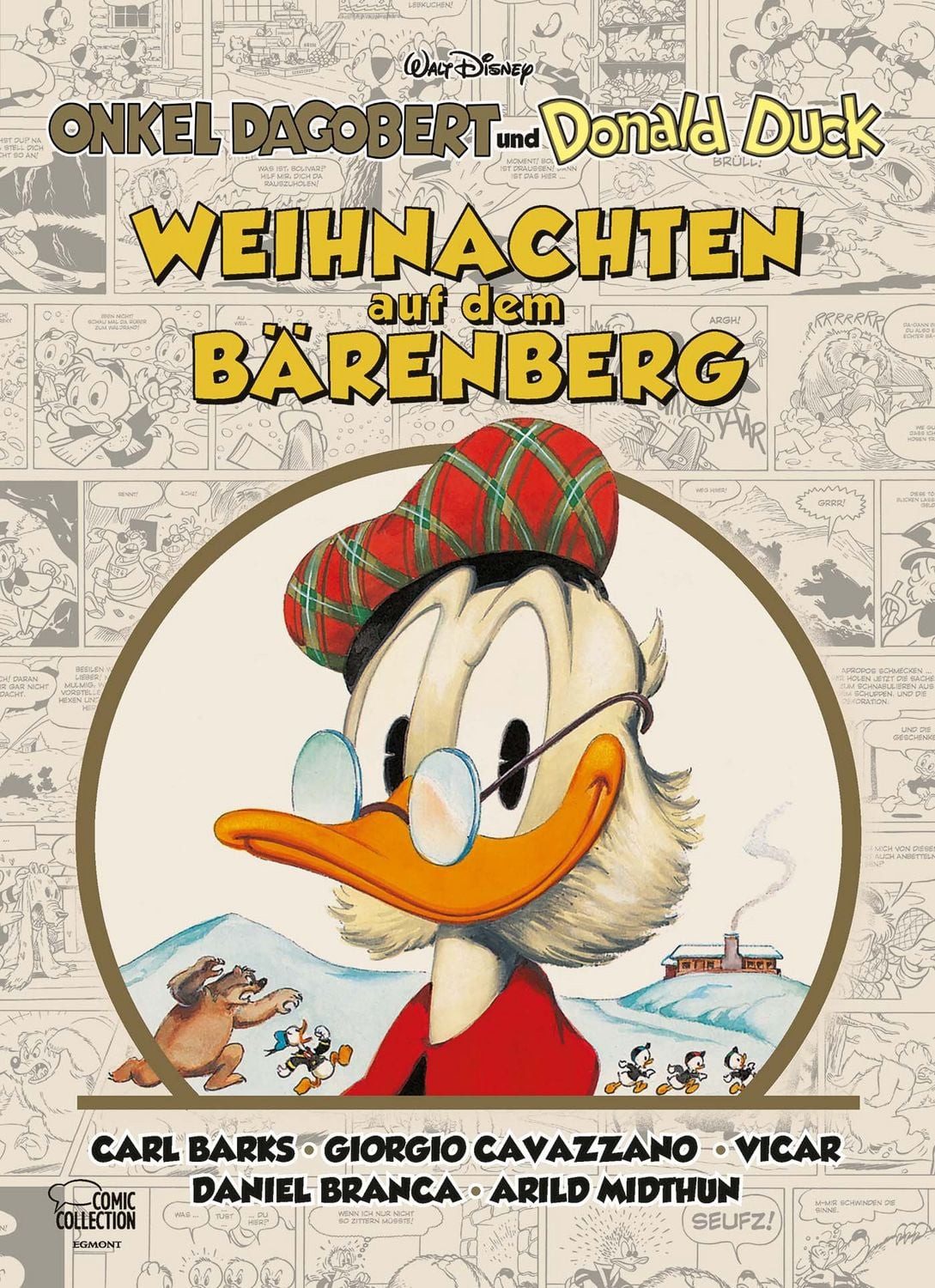 Cartoon Weihnachten auf dem Bärenberg Onkel Dagobert und Donald Duck Walt Disney, Carl Barks, Giorgio Cavazzano, Arild Midthun, Vicar