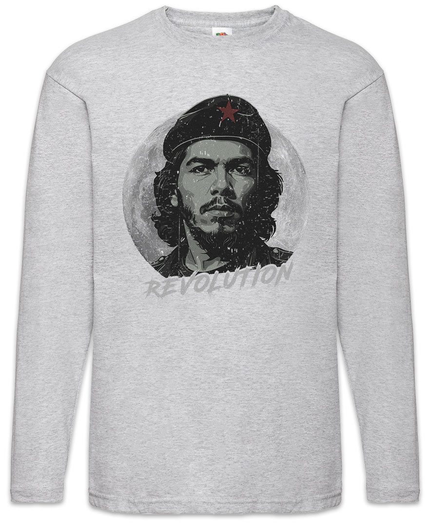 Langarmshirt Che Moon Langarm T-Shirt Guerilla Cuba Castro Portrait Guevara Ernesto