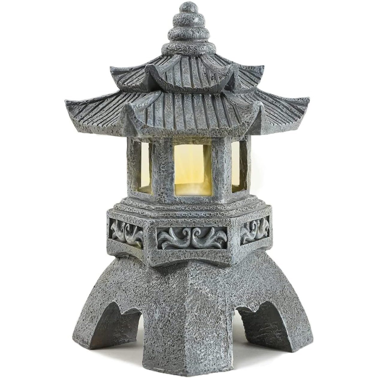 ZEUOPQ Gartenfigur Gartenlaterne Ornamente, Solar Zen günstig online kaufen