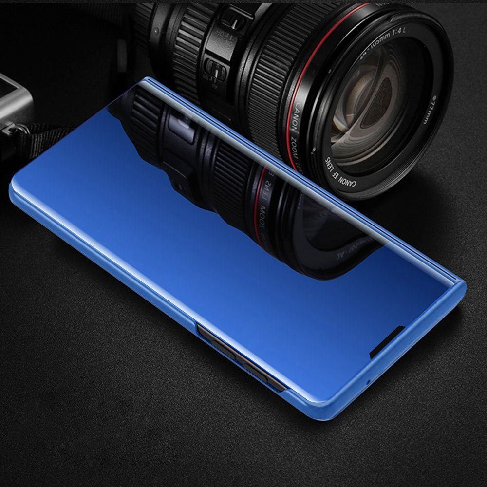 FITSU Handyhülle Handytasche für Samsung Galaxy Hülle Flipcase Spiegel Handyhülle, Hülle für A55, A35, A25, A15, A05s, A54, A53, A52, A51, A17, A37, A57