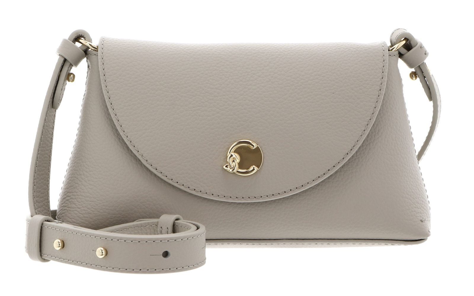 COCCINELLE Umhängetasche Mini Bag Double Grainy Leather, aus echtem Rindsleder