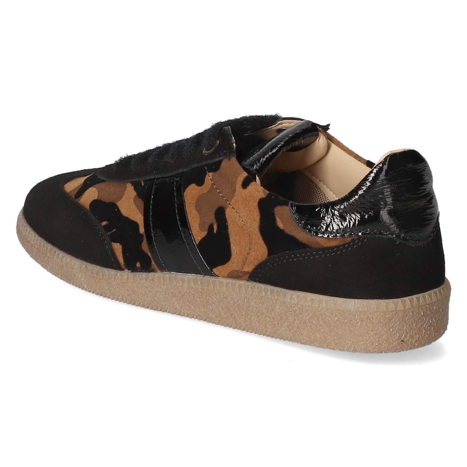 Kaerlek Kaerlek YAREN4 Nero/Velmit Damen Rauleder schwarz-kombi Schnürschuh