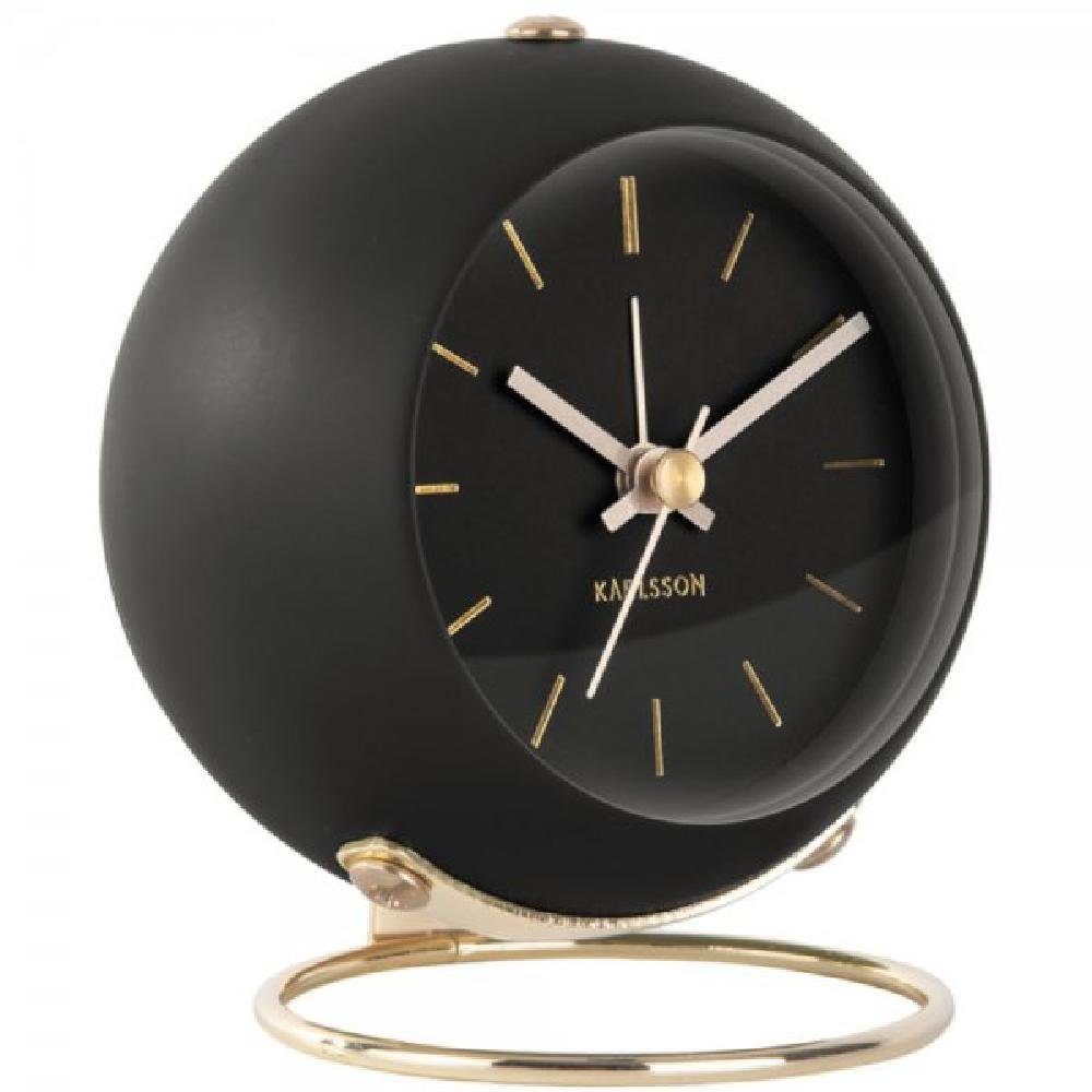Karlsson Uhr Wecker Globe Schwarz günstig online kaufen