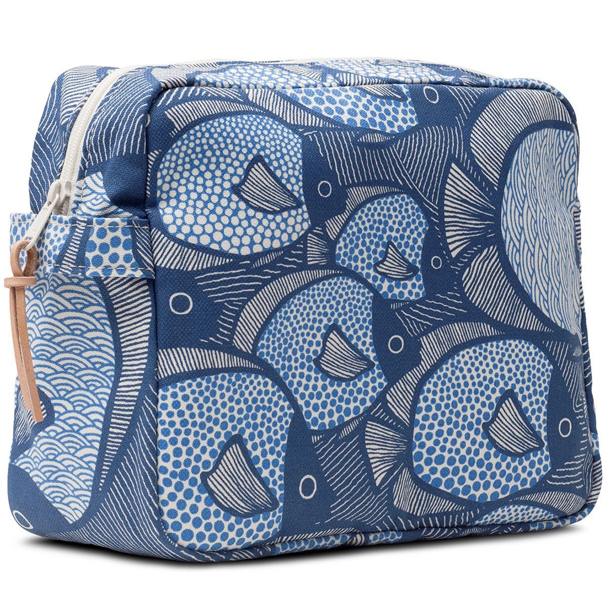 Kulturbeutel / Kulturtasche FISKAR XL aus GOTS-zertifizierter Biobaumwolle