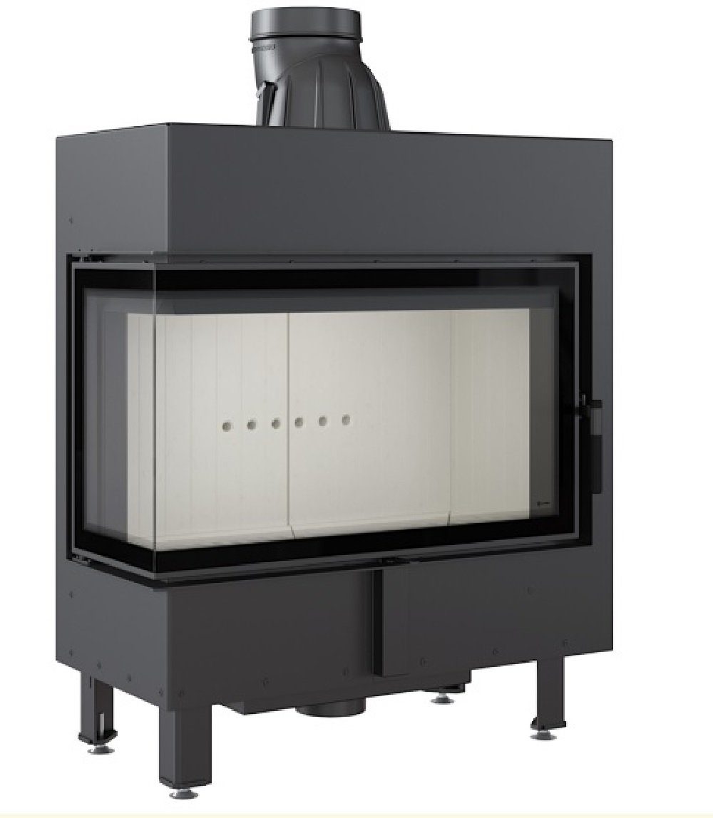 Kratki Каміни LUCY /14/L/BS mit Seitenglas links, 14,00 kW