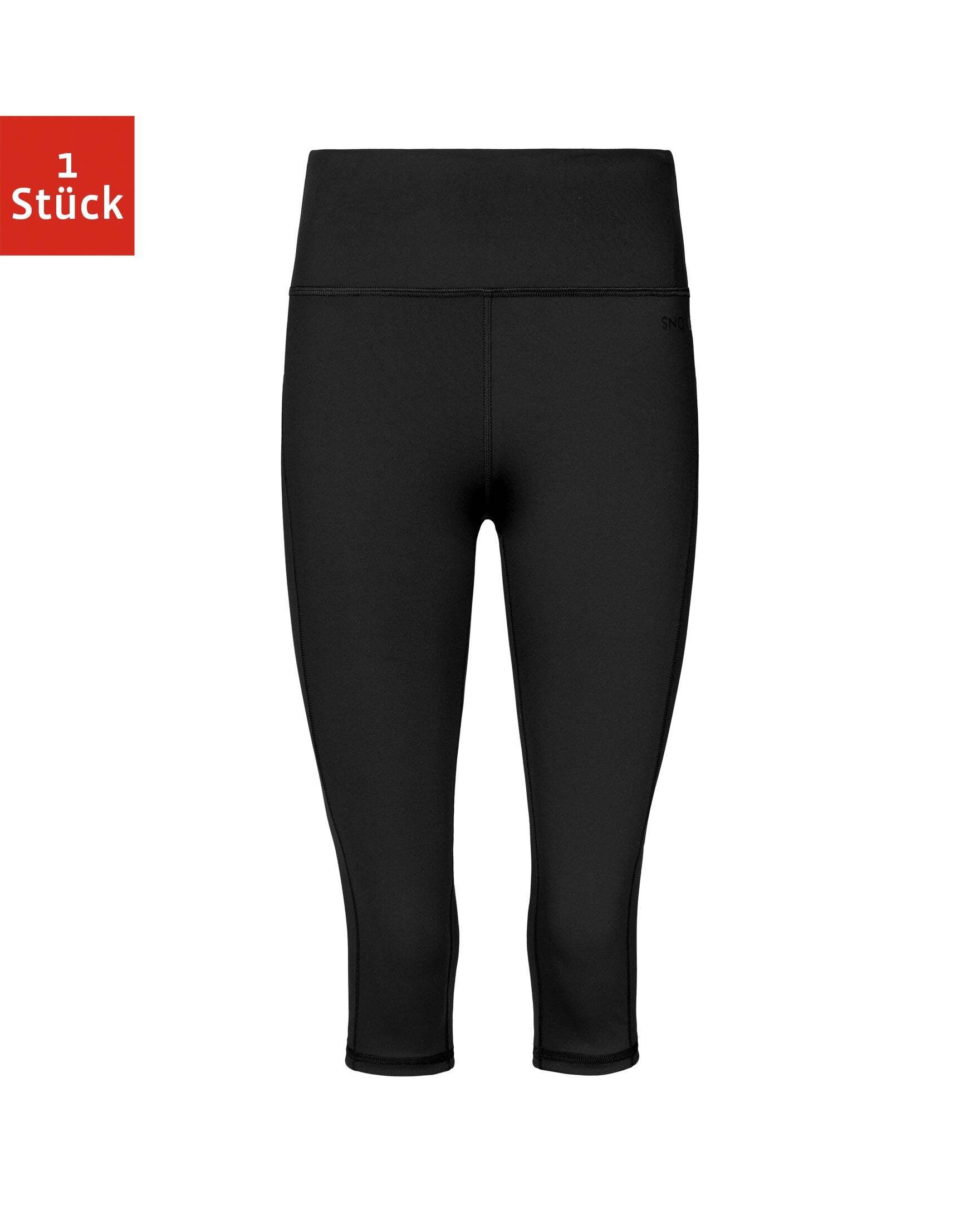 SNOCKS Sporthose Capri Sporthose (1-tlg) aus atmungsaktivem Material mit Sc günstig online kaufen