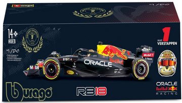 Bburago Sammlerauto F1 RedBull RB18, 2022, Hardcase #1 Verstappen, Maßstab 1:24