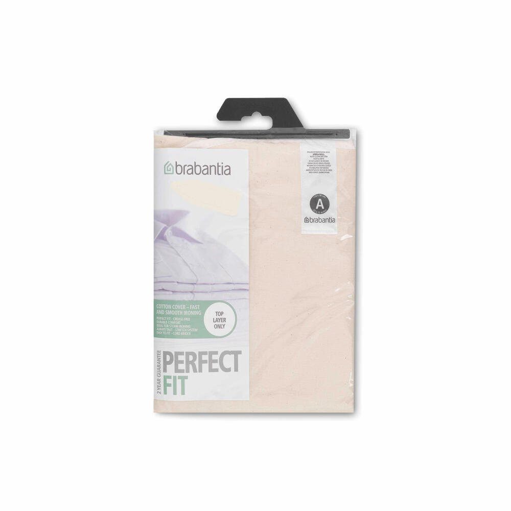 Brabantia Bügelbrettbezug Baumwollbezug mit 2 mm Schaumstoff, 110 x 30 cm