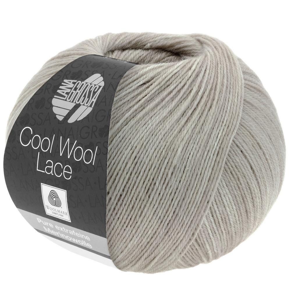 LANA GROSSA Cool Wool Lace Häkelwolle, 400 m