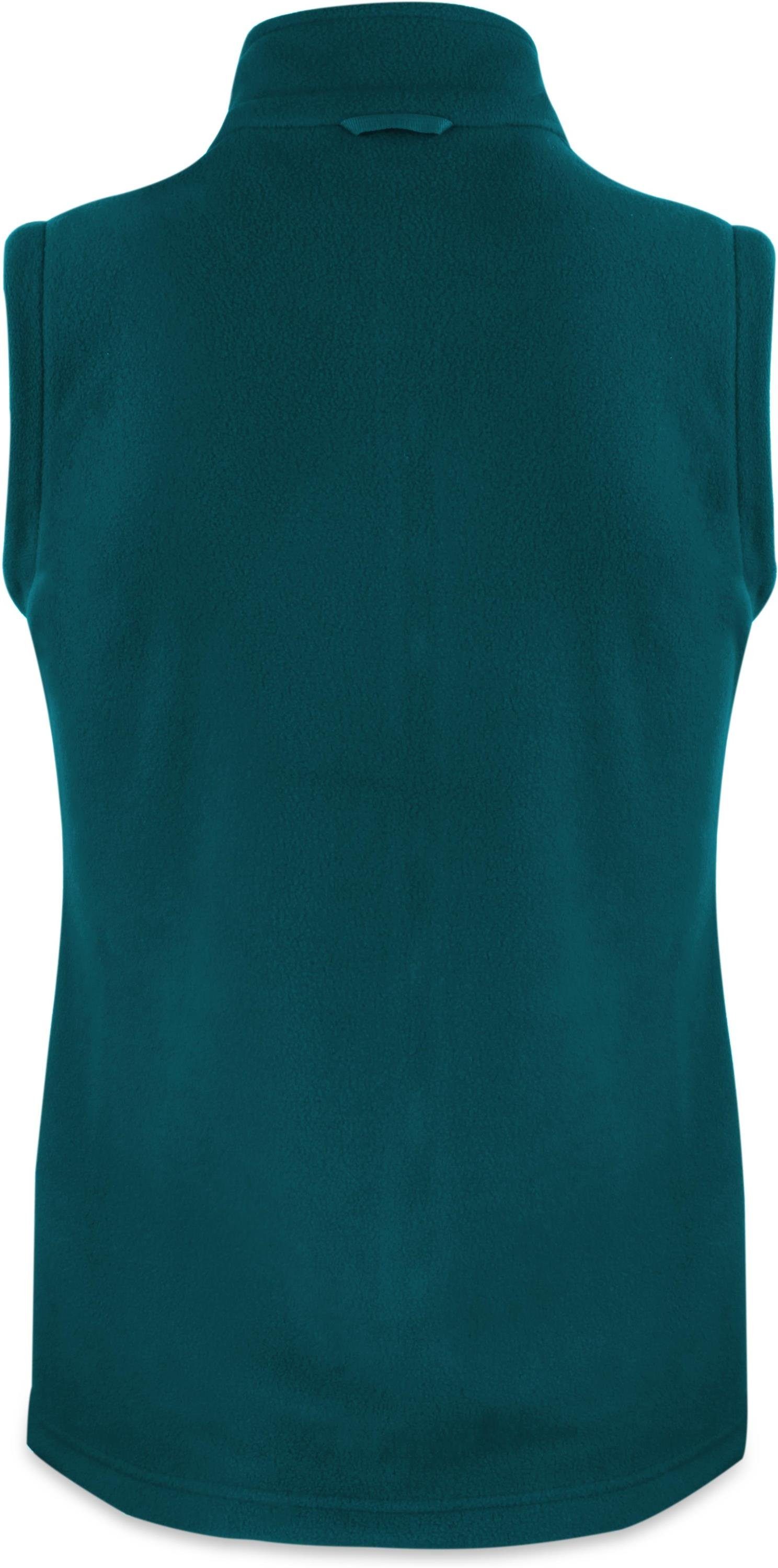 normani Fleeceweste Damen Fleeceweste Kiamika Übergangsweste mit Einschubtaschen Outdoorweste Winterweste