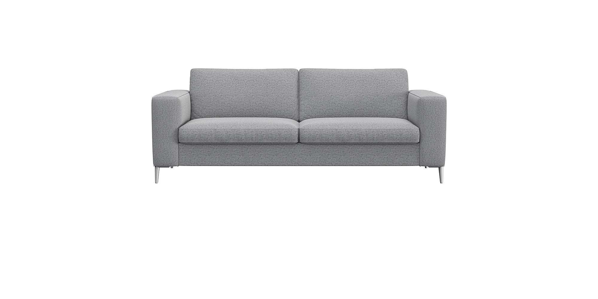 FLEXLUX 3-Sitzer Fiore, super Sitzkomfort durch Kaltschaum im Sitz, breite Armlehnen, Füße Alu