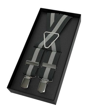 LLOYD Men’s Belts Hosenträger LLOYD-Hosenträger 35 mm gestreift 2-streifig gekre