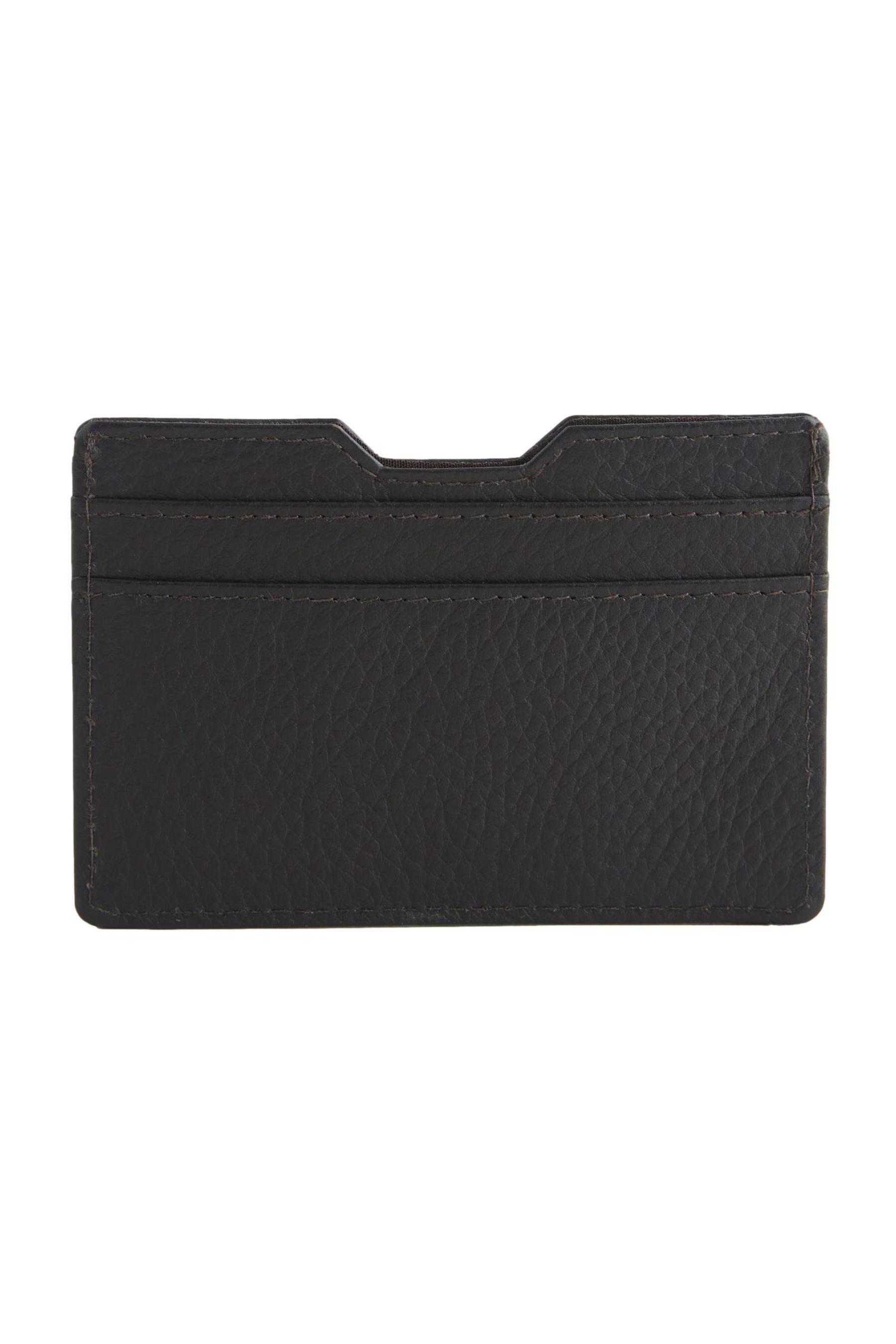 Brieftasche Kartenhalter aus Narbenleder